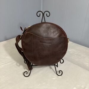 Portland Leather Goods Round Crossbody